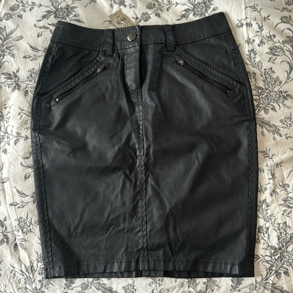 LOFT Dresses & Skirts - Loft Pencil Skirt Faux Leather